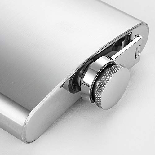 Yfs Flask 12Oz Steel Stainless Liquor For Men Drinking Of Alcohol Whiskey Gift For Men, Leak Proof Pocket Hip Flask With Funnel #TOP5