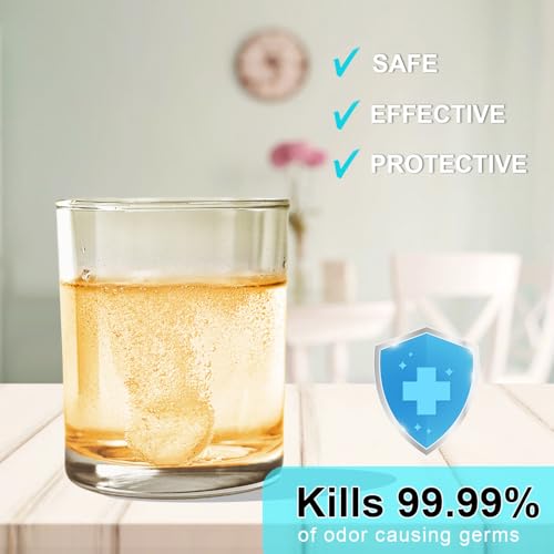 Image of MySmile Retainer Cleaner with 120 Denture Cleaning Tablets, Quickly Remove Odors, Discoloration Stains & Plaque from Aligner, Mouth Guard, Night Guard and More Dental Appliances (Orange Flavor)