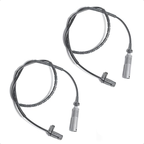 LithTor ABS Wheel Speed Sensor Front Left And Right 34526762465 for BMW 1 Series E81 E82 E87 E88 3 Series E46 E90 E91 E92 E93 Wheel Speed Sensor Anti-lock Brake Sensor (2 Pcs)