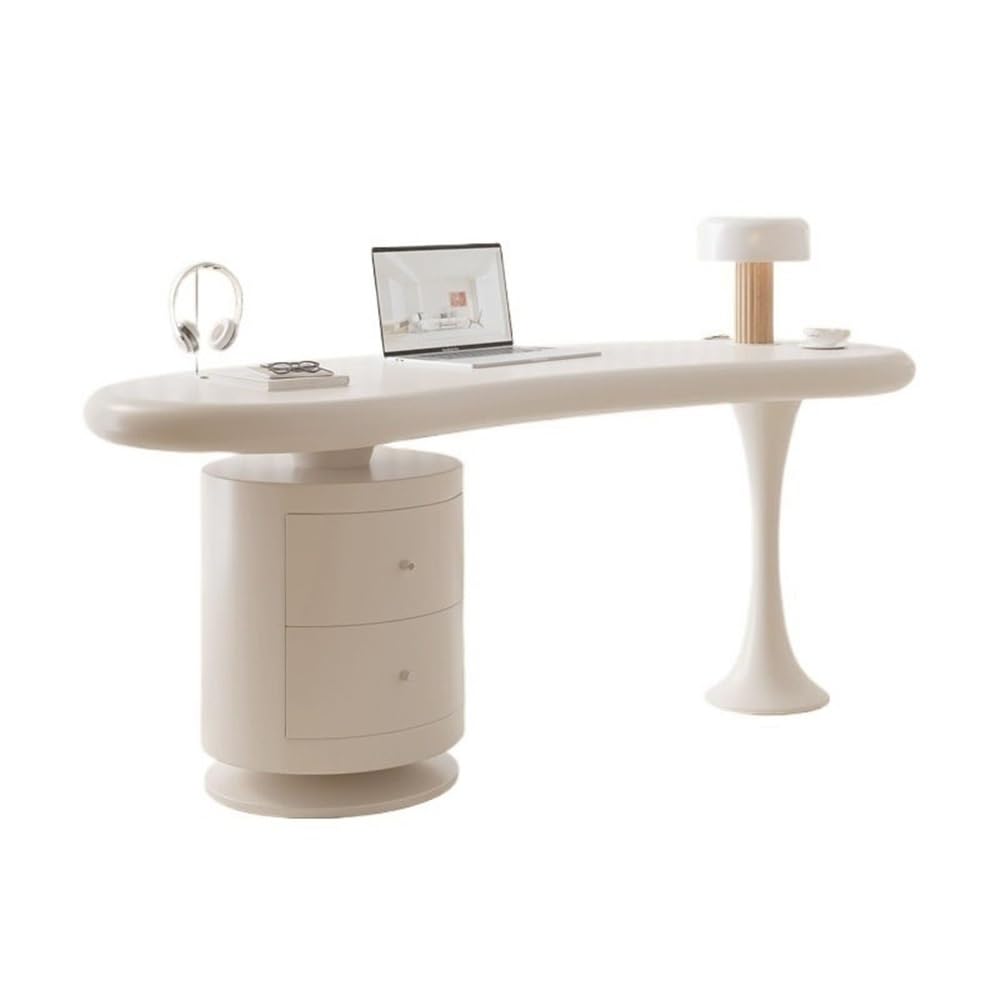 Acrittura Scrivania da ufficio con cassettiera, toeletta for il trucco domestico(L)