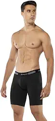 Cueca Boxer Microfibra Ciclista Long Leg Box Keeper Esportiva Anti Assadura