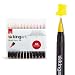 KINGART 444-48 Markers Real Brush Pens, Set of 48 Unique Colors, 48 Piece