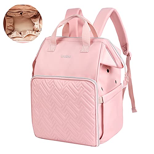 Leudes Knitting Bag Backpack, Yarn Storage Organizer Large Crochet Bag Tote Mother's Day Gifts Yarn Holder Case For Carrying Projects, Knitting Needles, Crochet Hooks And Other Accessories (Pink) #TOP1