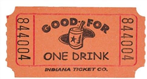 Orange Drink Ticket Roll