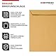 Emerson 50x Versandtasche Braun DIN C5 162 x 229 mm 80g großer Briefumschlag Maxibrief haftklebend ohne Fenster Umschlag groß C5 braun Briefkuvert a5 envelope big brown große Versandtasche Papier