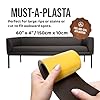 MastaPlasta Original Self-Adhesive Leather Repair Patch - Green 150 x 10 cm (60 x 4in). Your Quick and Easy All-in-One Upholstery-Quality Leather Repair Kit for Sofas, Car Seats, Bags & DIY #1