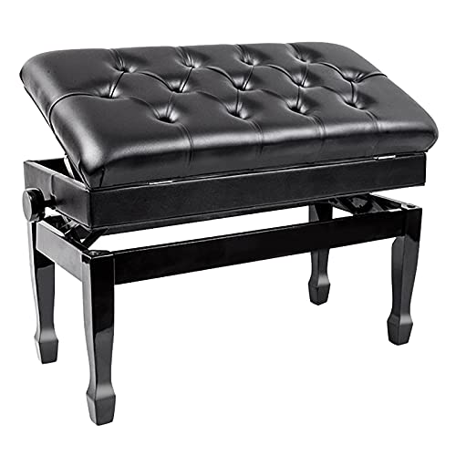 SaiLiN Tabouret de Piano, Coiffeuse Tabouret Tabouret de Piano Duo Banc de Piano réglable en Hauteur de 10 cm avec Compartiment à Musique Cuir PU rembourré Prend en Charge jusqu’à 180 kilogrammes - Les Beatles, Paul McCartney, John Lennon, RIngo Starr, George Harrison SaiLiN Tabouret de Piano, Coiffeuse Tabouret Tabouret de Piano Duo Banc de Piano réglable en Hauteur de 10 cm avec Compartiment à Musique Cuir PU rembourré Prend en Charge jusqu'à 180 kilogrammes
