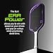 Selkirk Sport SLK ERA Power Pickleball Paddle | Carbon Fiber & Fiberglass Hybrid Face for Power, Spin & Control | Dynamic Fusion Core | Professional Pickleball Paddles | Elongated Ultraviolet