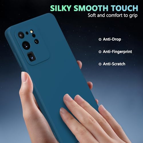 Image of for Samsung Galaxy S20 Ultra Case Dark Blue, Scratch Resistant with Soft Touch, Slim Thin Phone Cover for Samsung Galaxy S20 Ultra