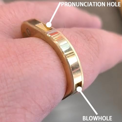 Anillo Silbato Metálico Portátil Sonido Fuerte miniatura 4