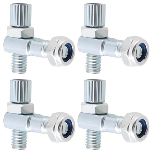 LT Easiyl 4pcs M6 Bicycle Brake Weldtite Caliper Side Pull Cable Adjuster for Road Mountain Bikes