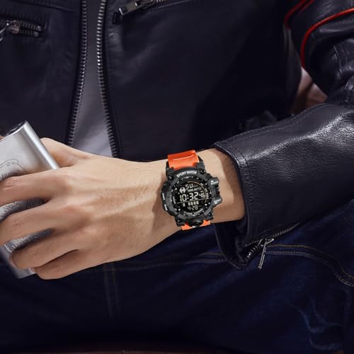FANMIS Mens Military Multifunction Digital LED Watch Electronic Waterproof Alarm Quartz Sports Watch4