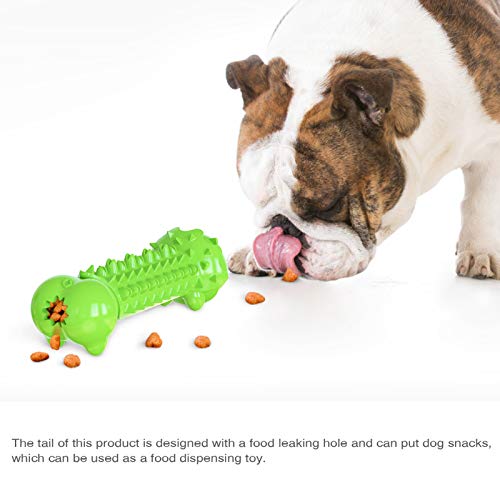 brinquedo para roer cachorro,Funien Brinquedo para mastigar escova de dentes para cães Dispensador d