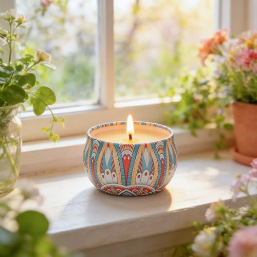 Image of Scented Candles Gift Set, 12 Pack Soy Wax Aromatherapy Candles