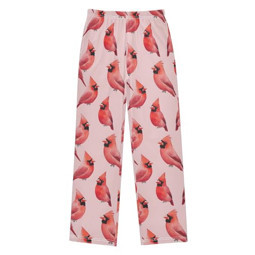 Pajama Pants Cardinal Birds PJ Bottoms Sleepwear Lounge Sleep Pant with Pockets