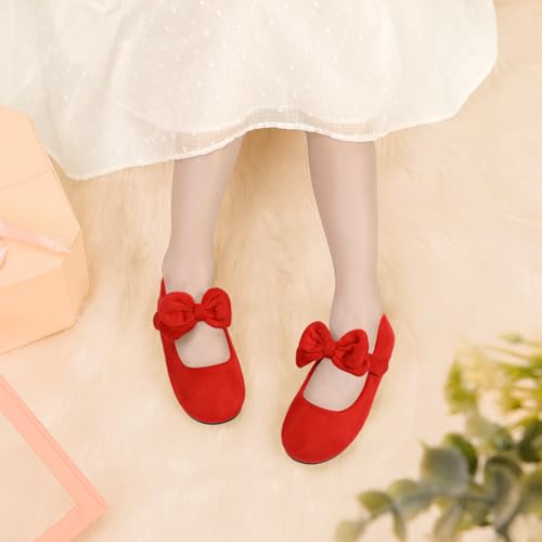 Image of PANDANINJIA Toddler Dress Shoes Flower Girls Ballet Flats