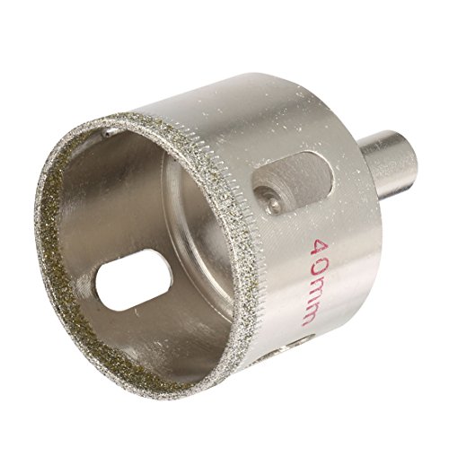 Sourcingmap 40mm Diamond Coated Glass Hole Saw Drill Bits for Ceramic Tile Marble Rock Porcelain Bottles Pots Brick - Image 4