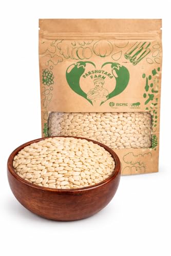 Image of Parshutara Farm Watermelon Seeds 500g | 100% Natural & Raw Tarbooj Beej | High Protein & Healthy Snack | Edible Seeds for Eating & Cooking