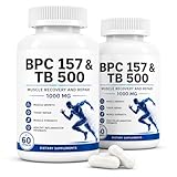 BPC 157 and TB500 | Research Grade | Gluten-Free 99% High-Purity Formulated for Men & Women -60 Ct 2 Bottles