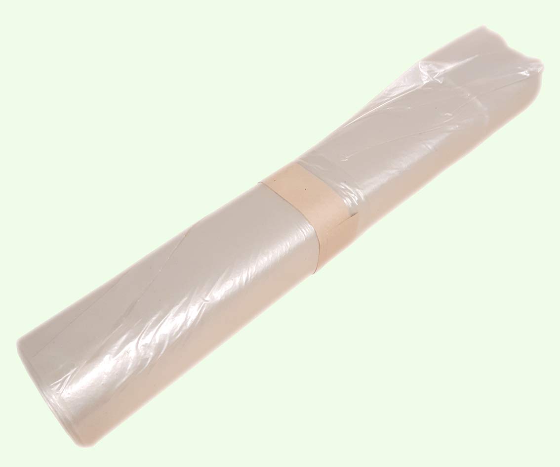 DSTOCK60 – 200 Müllbeutel, Müllsäcke, Mülltüten, transparent, Eco, 130 l