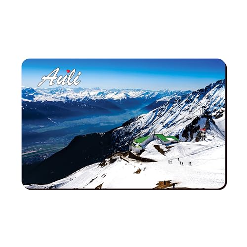 Image of Elegant Fridge Magnet with Themes |Rectangular Size Refrigerator Magnet with Magnetic Rubber Back | Pack of 1, 8.6cm X 5.4cm (Auli)