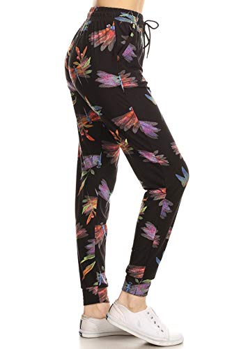 Image of Leggings Depot Premium Jogger Women's Popular Print High Waist Track Pants(S-XL)