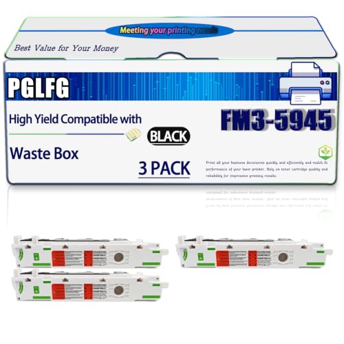 Image of Compatible for Canon FM3-5945-000 Waste Box Work for Imagerunner Advance C5035 C5250 IR Advance C52501 IR Advance C5030 Printers, High Yield 30000 Pages, with Chip (3 Pack Black)