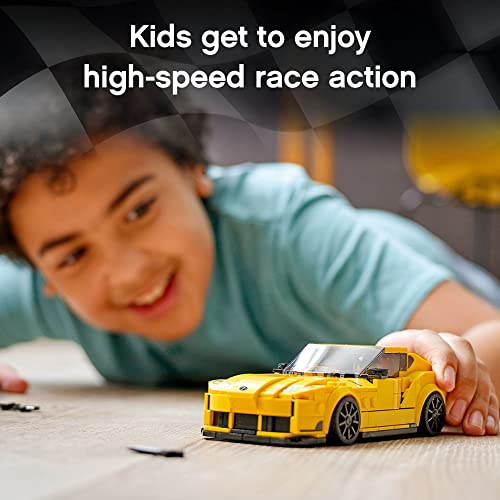 Lego Speed Champions Toyota Gr Supra 76901 Collectible Sports Car Toy Building Set With Racing Driver Minifigure #TOP2