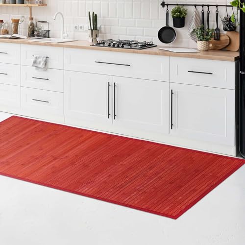 Alfombras Cocina Antideslizante Rojo Marca CosìCasa