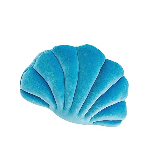 IMIKEYA Unique Shell Shape Pillow Plush PP Cotton Back Cushion Shell Throw Pillow Home Decor Marine Animal Pillow