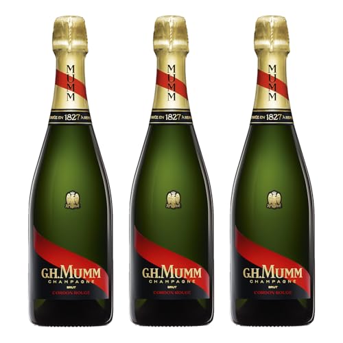 Champagne G.H. MUMM Cordon Rouge Brut - 12,5%, 75 cl (Lot de...