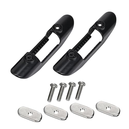 BESPORTBLE Kayak Paddle Clip Set Universal Paddle Holder with 2 Clips 4 Washers and 4 Screws for Canoe and Surfboard Essential Paddle Supplies for Kayaking and Canoeing