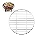 PARFCO Edelstahl Grillrost, Durchmesser 30 cm Grillrost Edelstahl Rund, Edelstahl Grillgitter Rund, Silber Grillroste Ersatz Kugelgrill, für Camping und Picknicks