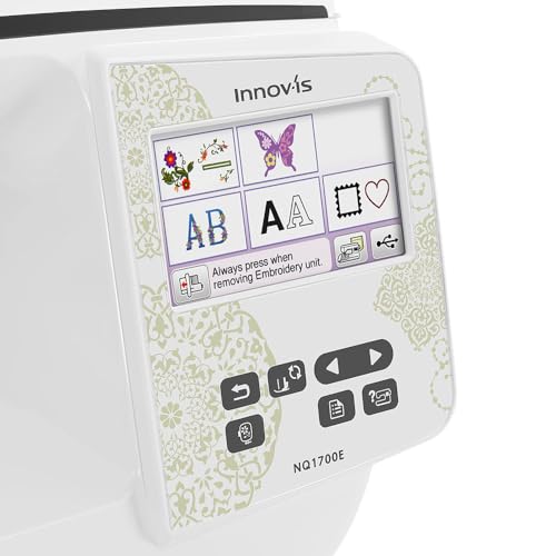 Brother NQ1700 E Embroidery Machine, 6 Inch X 10 Inch Field Size, Cuts Jump Stitches, Wireless, Includes Bes Lettering Software + Brother Magnetic Samf180 Hoop + Mr. Vac & Mrs. Sew thumb #3