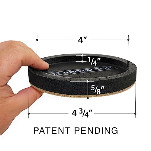 image for Felt Furniture Sliders for Hardwood Floors X-PROTECTOR 8 PCS 4 3/4” 