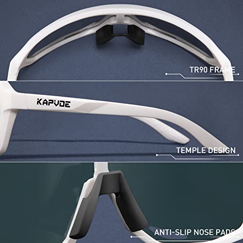 Kapvoe Youth Baseball Sunglasses Men Women Small Polarized Cycling Glasses Sports Mountain Bike Golf Running Mtb Bicycle Riding #TOP2