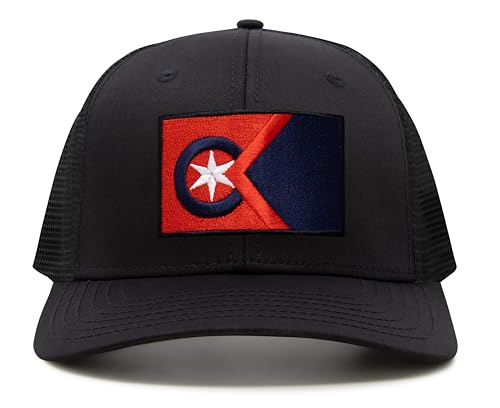 Image of International Tie City Hat for Men and Women, Adjustable Snapback Trucker Baseball Cap with Embroidered Patch