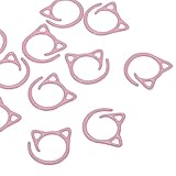 Colore: Rosa Polveroso; Materiale: Metallo; Dimensioni: 1.7x1.7x1 cm / 0.7x0.7x0.4 pollici (L*P*H); Contenuto della confezione: 12 x Segnapunti per uncinetto