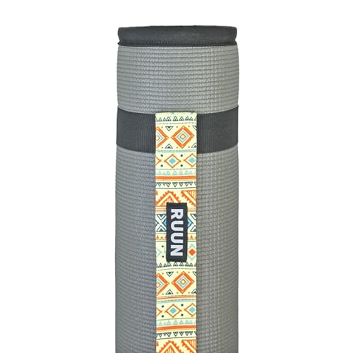 Alça Para Tapete de Yoga com Elástico Estampas Coloridas Color1 RUUN (Tribal Yellow)