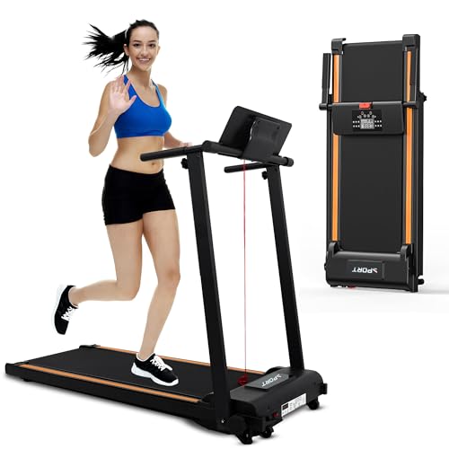 Fitby Cinta de Correr - Cinta rodante - Cinta andadora - Cinta de Andar - Walking Pad - Treadmill - 1-8km/h - Pantalla LED - Negro (Plegable)