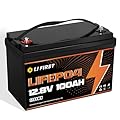 12V 100Ah LiFePO4 Lithium Battery Group 31,Upgraded 100A BMS,1.28kWh Up to 15000 Deep Cycles,Automotive Battery 10 Years Lifespan for RV,Solar Energy,Off Grid,Marine,Trolling Motor