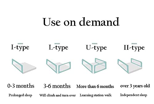 Barrera de cama para niños de 1.2 m ideal para habitaciones infantiles 4