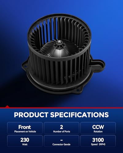 Image of KAX AC Blower Motor Compatible with Kia Soul 2014-2019 - HVAC Heater Blower Motor Replaces# 700300