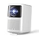 Dangbei N2 Beamer Klein, Netflix offiziell lizenziert, 1080P Full HD, 400 ISO Lumen, 2 * 6W Lautsprecher, Dolby Audio, Heimprojektor mit WLAN und Bluetooth, HDR 10, HLG, Autofokus