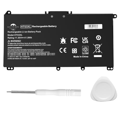 MAFACBAC HT03XL Battery for HP L11119-855: HTO3XL Laptop Battery Replacement for HP Pavilion 15 15-DA0002DX 15-CS3073CL 15-DY1023DX 14M-DH1003DX 14-DF0023CL
