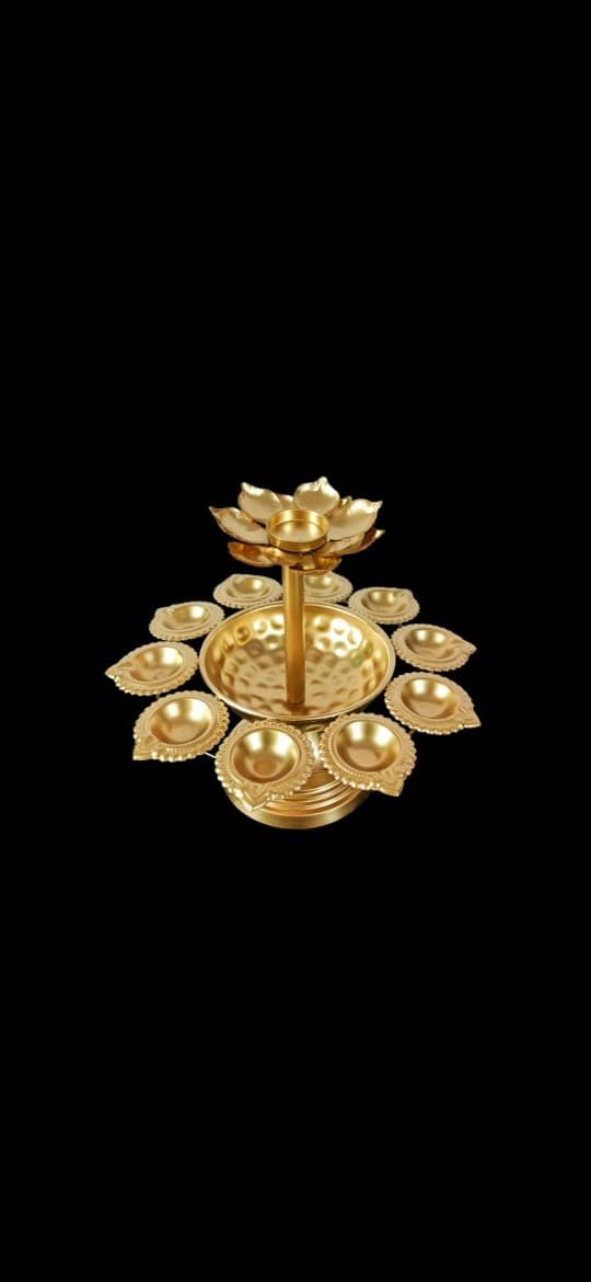 FINE DECOR Urli for Living Room Decor Bedroom and Table Décor Diwali Decoration Items for Home Urli Bowl for Home Décor for Floating Flowers (Lotus Design Stand) (B0DCKBW21M) Amazon Price History, Amazon Price Tracker