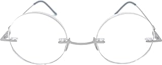 Incredible Bargains The Steve, Totally Round Rimless Reading Glasses + 1.50 Silver