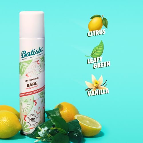 Batiste Dry Shampoo, Bare Fragrance, Refresh Hair and Absorb Oil Between Washes, Waterless Shampoo for Added Hair Texture and Body, 5.71 oz - Image 4