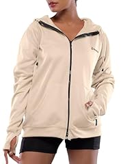 Womens Light Apricot Thumbhole Hoodie