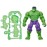 Marvel Avengers ActionVerse Hulk Action Figure & Accessories, 4.5-Inch (11.4 CM) Super Hero Toys & Figures for Kids, Ages 4+